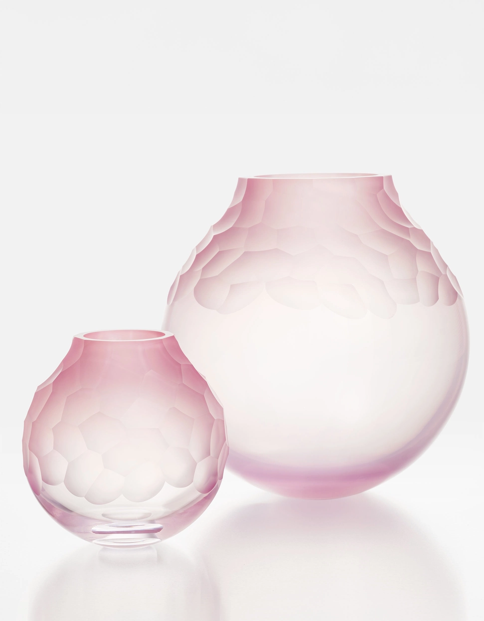 Vase Dotty 25cm Rose Opale en Cristal de Bohême - Moser – Image 3