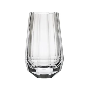 Vase Drop 31cm en authentique cristal de bohême taillé main. Création de Moser, la plus prestigieuse & réputée cristallerie de Bohême.