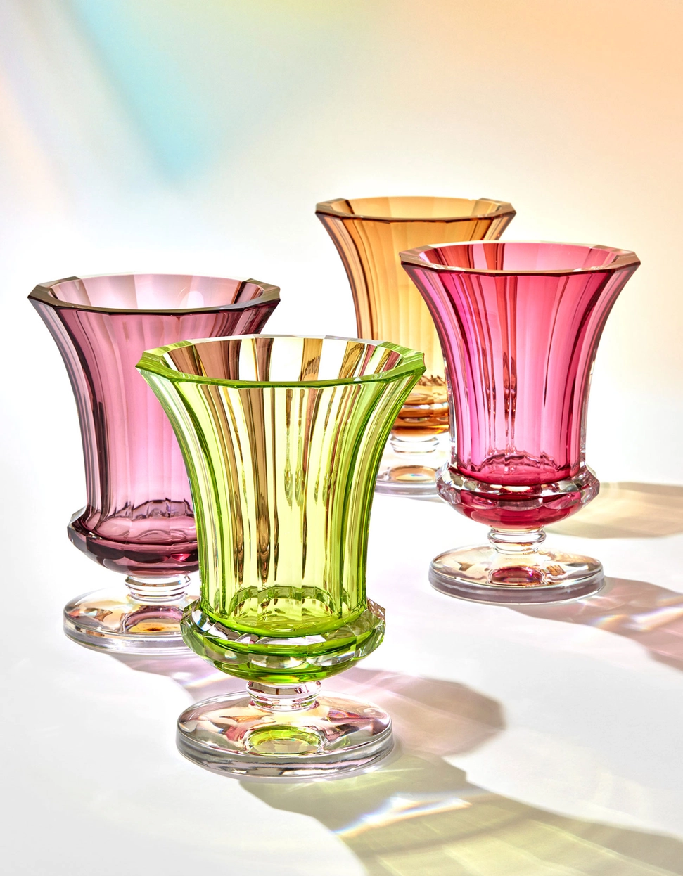 Vase Gloria Réséda 20,5cm en Cristal de Bohême Taillé - Moser – Image 4