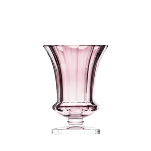 Vase Gloria 20,5cm, couleur améthyste, en authentique cristal de bohême taillé main. Création de Moser, la plus prestigieuse & réputée cristallerie de Bohême.