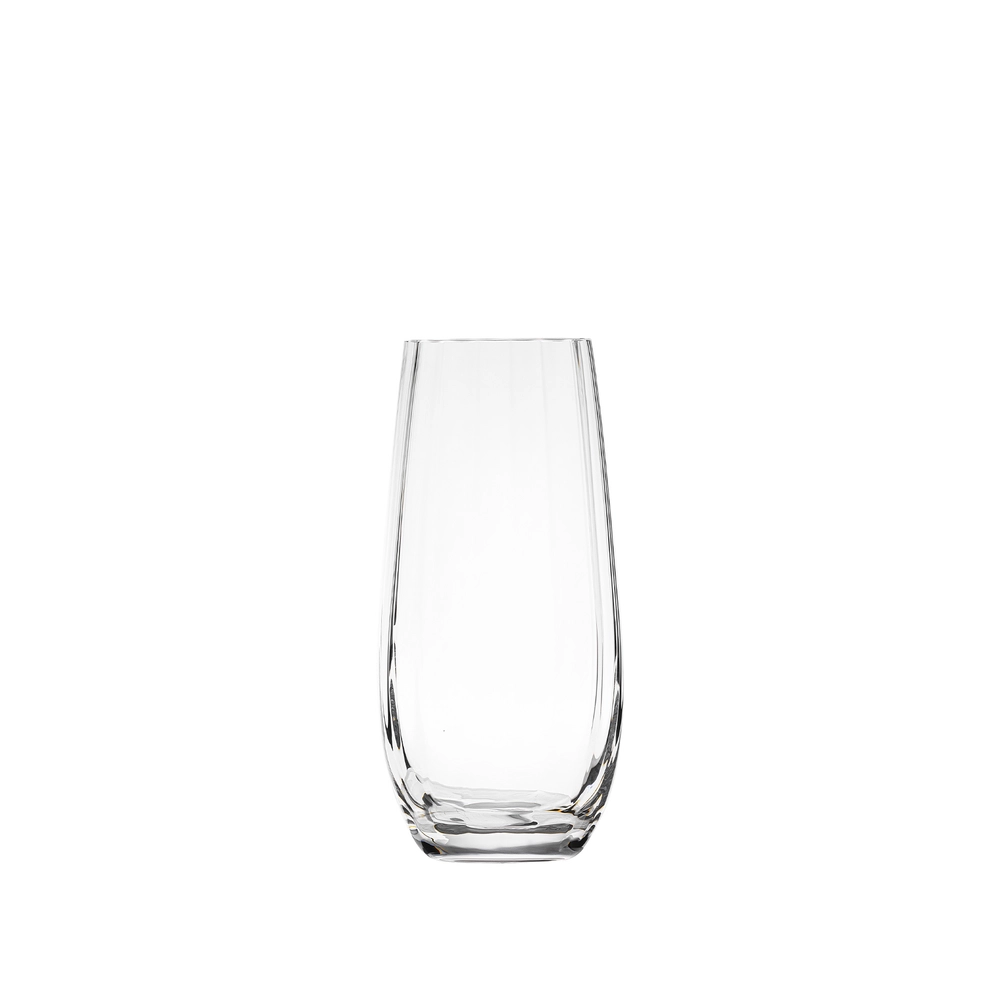 Verre à eau 350ml en authentique cristal de bohême, uni. Collection Optic de Moser, la plus prestigieuse & réputée cristallerie de Bohême.