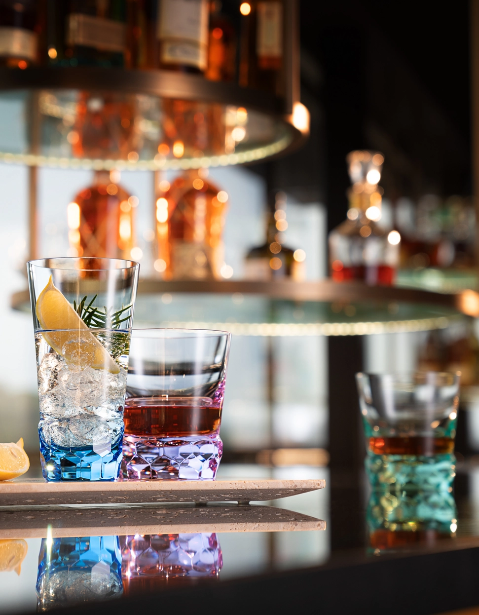 Verre à Eau 370ml Sonnet en Cristal de Bohême Taillé - Moser – Image 4