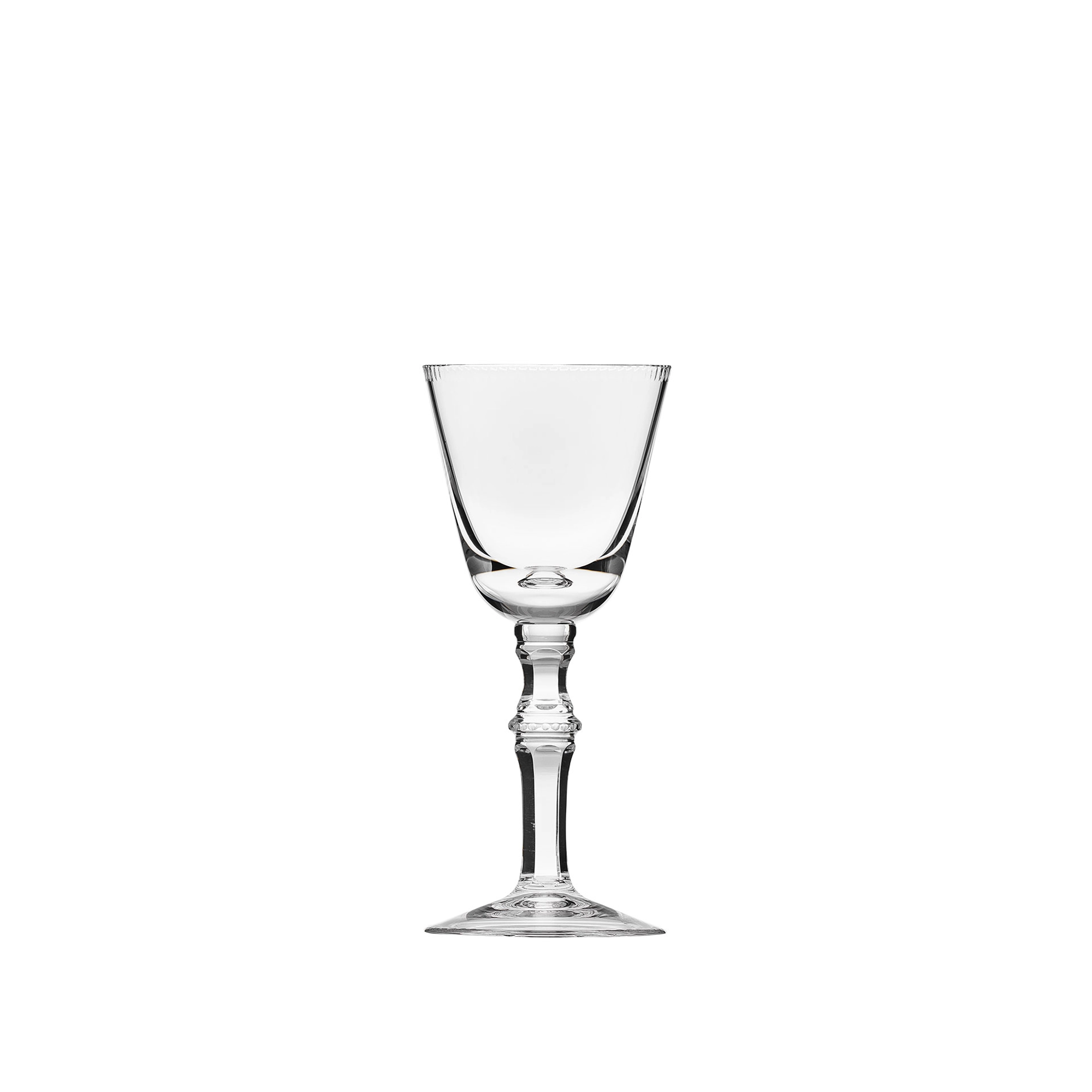 Verre à liqueur 50ml en authentique cristal de bohême taillé main. Collection Mozart de Moser, la plus prestigieuse & réputée cristallerie de Bohême.