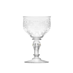Verre à vin 260ml en authentique cristal de bohême taillé main. Collection Baroque de Moser, la plus prestigieuse & réputée cristallerie de Bohême.