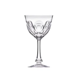 Verre à vin blanc 210ml en authentique cristal de bohême taillé main. Collection Lady Hamilton (inspirée d'Emma Hamilton) de Moser, la plus prestigieuse & réputée cristallerie de Bohême.