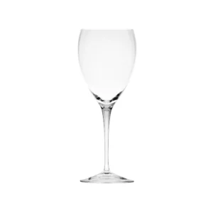 Verre à vin blanc 350ml en authentique cristal de bohême, uni. Collection Optic de Moser, la plus prestigieuse & réputée cristallerie de Bohême.