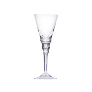 Verre à vin blanc 220ml en authentique cristal de bohême taillé main. Collection Sonnet de Moser, la plus prestigieuse & réputée cristallerie de Bohême.