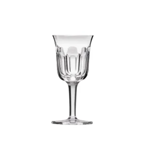 Verre à vin rouge 280ml en authentique cristal de bohême taillé main. Collection Pope de Moser, la plus prestigieuse & réputée cristallerie de Bohême.