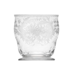 Verre à whisky 370ml en authentique cristal de bohême taillé main. Collection Baroque de Moser, la plus prestigieuse & réputée cristallerie de Bohême.