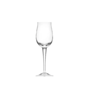 Verre à vin blanc 180ml en authentique cristal de bohême taillé main. Collection Wellenspiel ("jeu de vagues") de Moser, la plus prestigieuse & réputée cristallerie de Bohême.