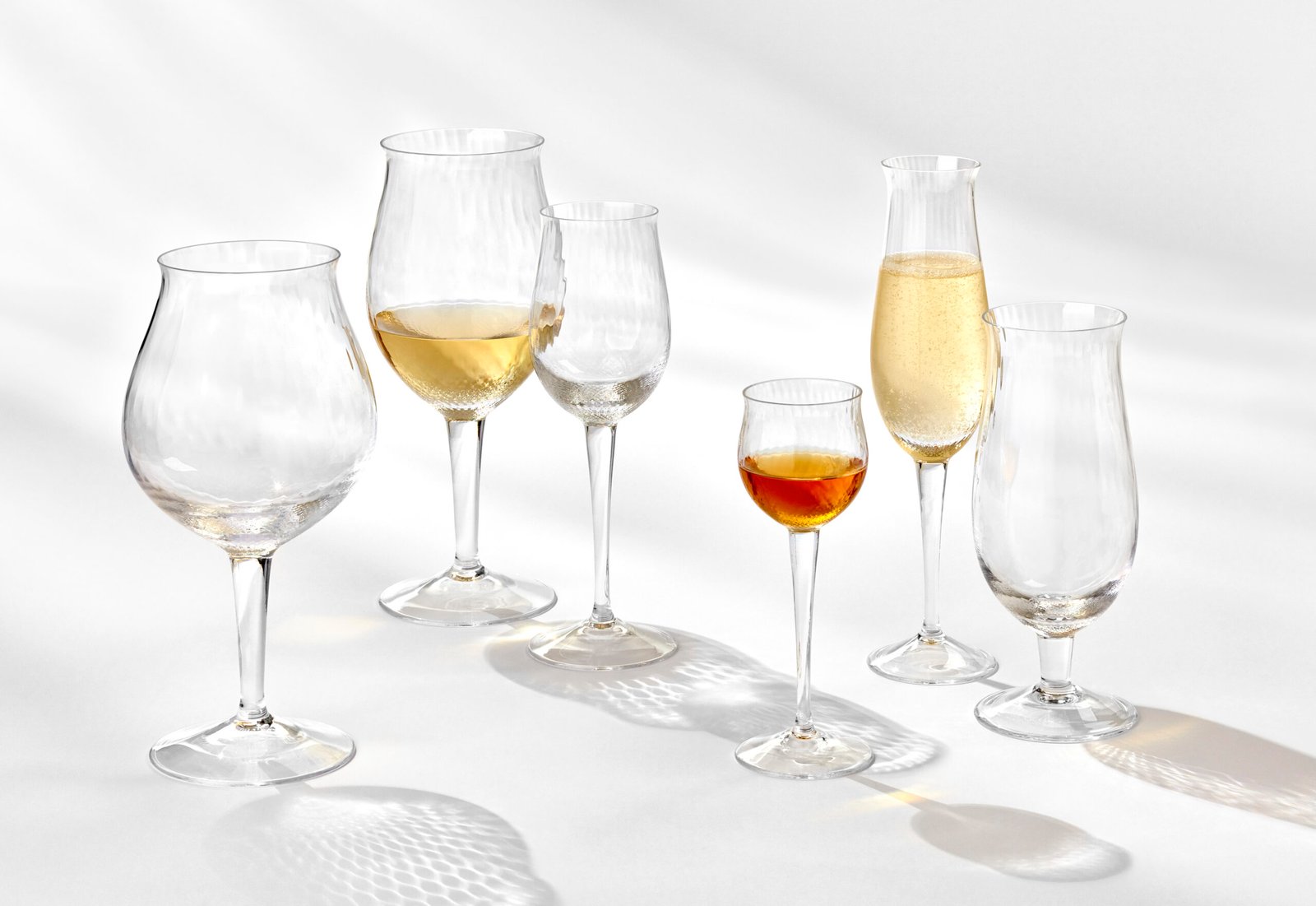 Verre à Vin Blanc 180ml Wellenspiel en Cristal de Bohême Taillé - Moser – Image 3