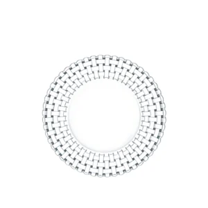 Assiette 32cm en cristallin de la Maison bavaroise Nachtmann, collection Bossa Nova.
