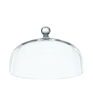 Cloche pour plat à tarte en cristallin de la Maison bavaroise Nachtmann, collection Bossa Nova.