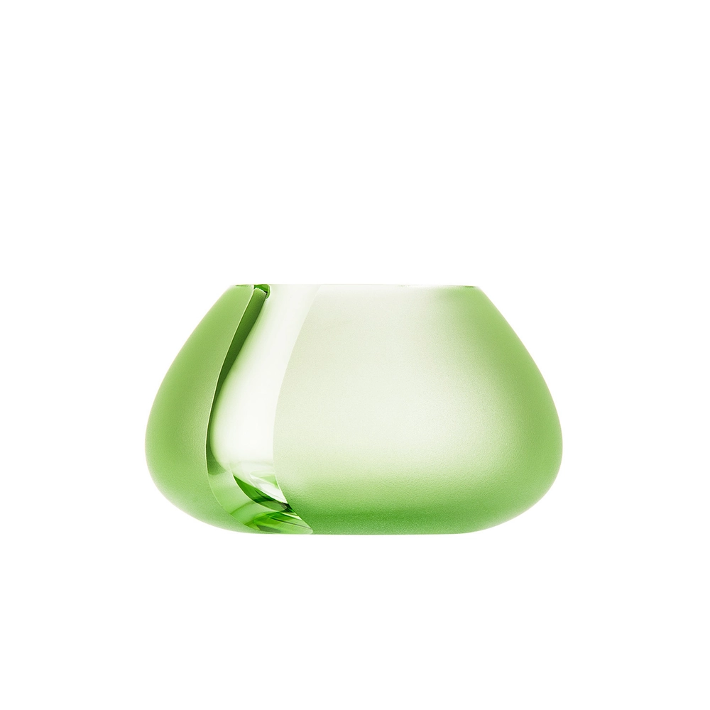 Photophore Lucy 5,7cm vert océan, en authentique cristal de bohême taillé. Création de Moser, la plus prestigieuse & réputée cristallerie de Bohême.