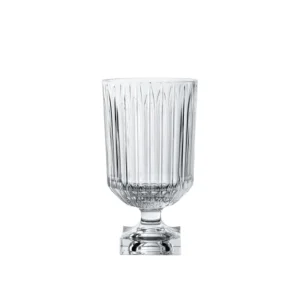 Vase sur pied en cristallin 32cm, collection Minerva de la Maison bavaroise Nachtmann.