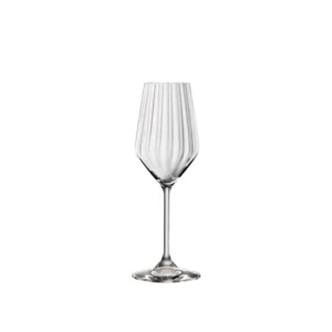 Verre à champagne 310ml en cristallin bavarois de la Maison Spiegelau, collection Lifestyle.