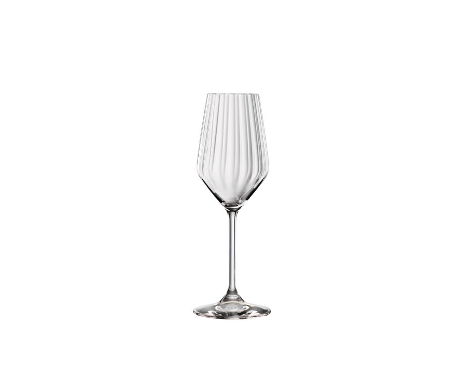 Verre à champagne 310ml en cristallin bavarois de la Maison Spiegelau, collection Lifestyle.