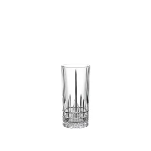 Coffret de 4 verres longdrink 350ml en cristallin, collection Perfect Serve de la Maison bavaroise Spiegelau.