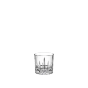 Coffret de 4 verres Single Old Fashionned (S.O.F.) 270ml en cristallin, collection Perfect Serve de la Maison bavaroise Spiegelau.