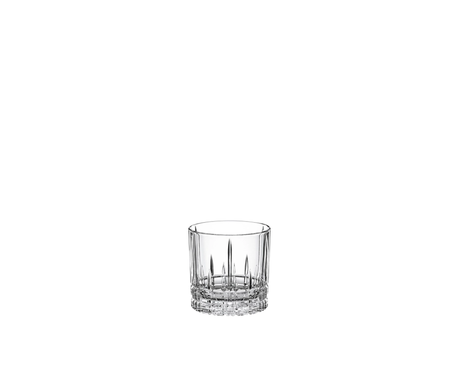 Coffret de 4 verres Single Old Fashionned (S.O.F.) 270ml en cristallin, collection Perfect Serve de la Maison bavaroise Spiegelau.